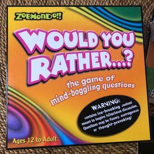 🍍Would You Rather…? Game Ages 12 to Adult Family